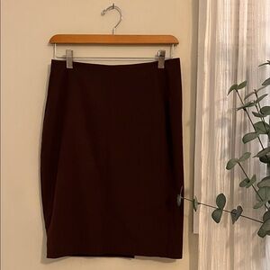 The Limited Collection Rich Burgundy Pencil Skirt